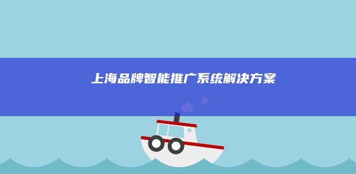 上海品牌智能推广系统解决方案